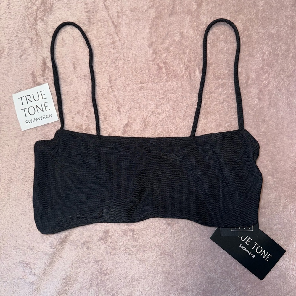 NWT Black True Tone swimwear top